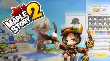 MapleStory 2 *Closed Beta* Character Creation Options!!