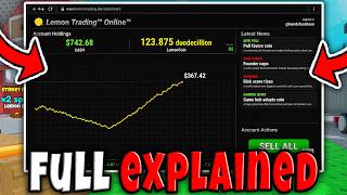 How to UNLOCK & PLAY TRADING GAME in SELL LEMONS Roblox screenshot 4
