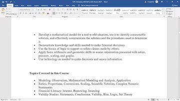 MTH 154 Week 1 Lecture 1 Course Intro