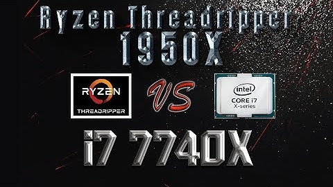 Ryzen Threadripper 1950X vs i7 7740X Benchmarks | Gaming Tests | Office & Encoding CPU Review