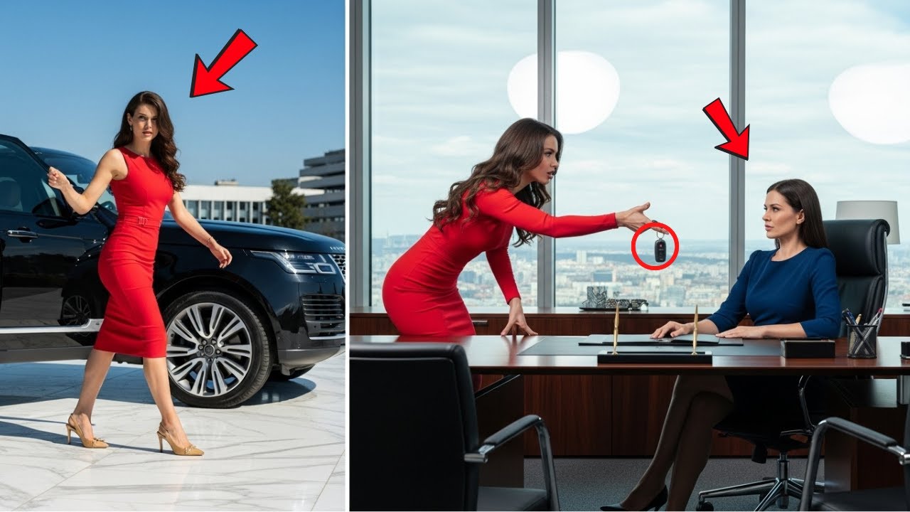 Ljubavnica dolazi u suprugin ured pohvaliti se novim automobilom, ne znajući da vozilo pripada njoj.