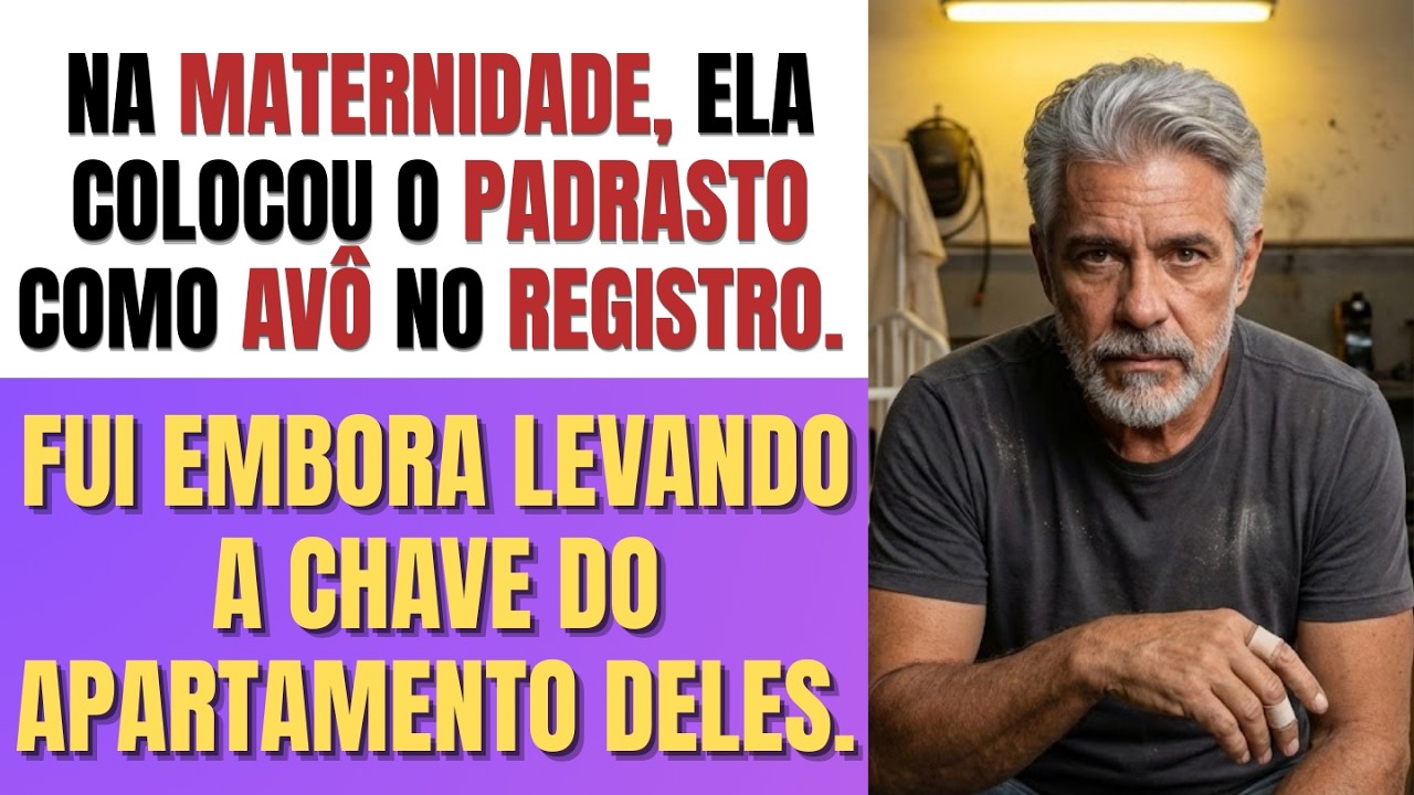 NA MATERNIDADE, MINHA FILHA PÔS O PADRASTO COMO AVÔ. FUI EMBORA COM A CHAVE DO APARTAMENTO DELES.