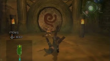 Twilight Princess - Forest Temple first room - Skip one walltula