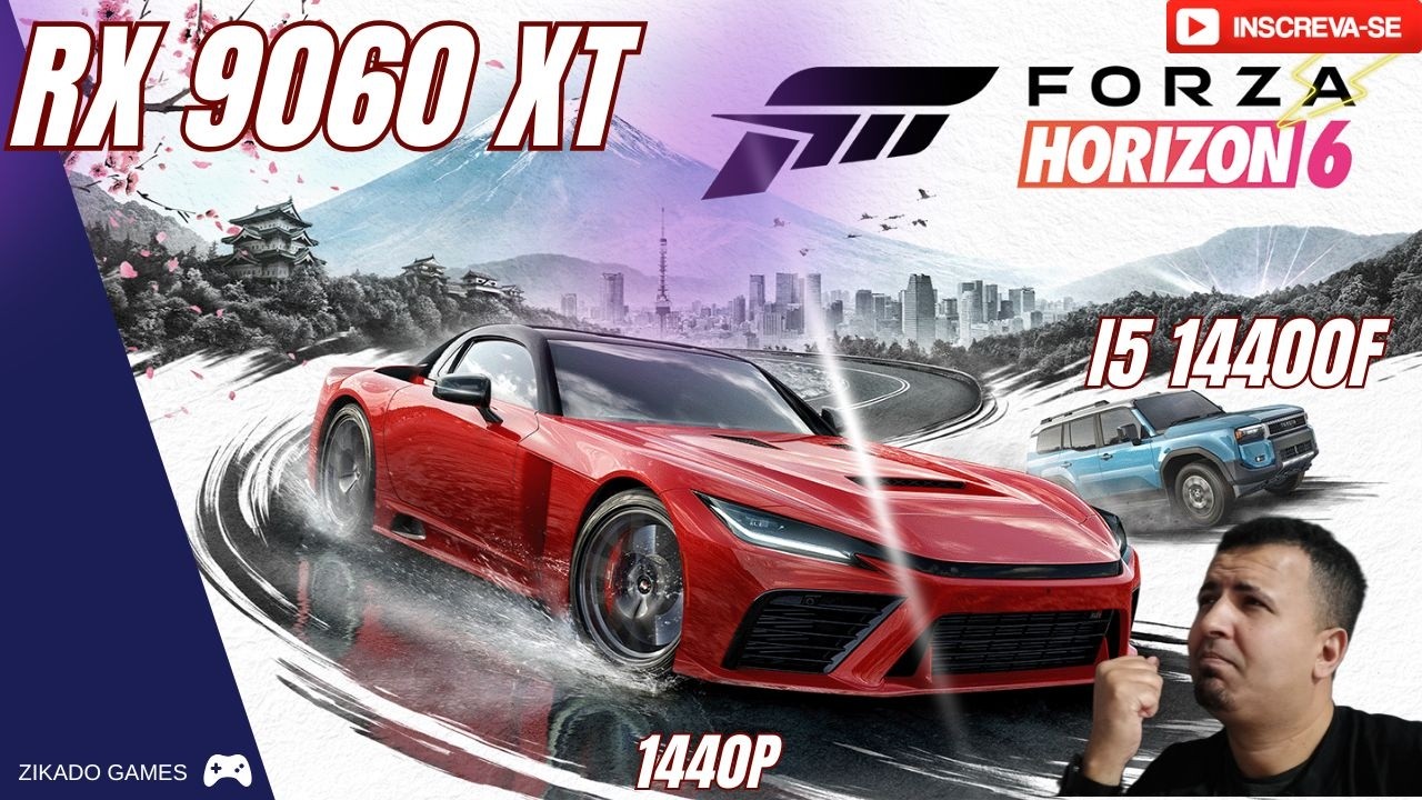 ForZaSG FORZA HORIZON 6 RX 9060 XT + I5 14400F - 1440P - YouTube