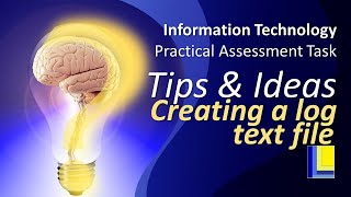 Full IT PAT Tips and Hints | Creating a log text file Update