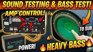120W High Power Bass Tube Amplifier Board | Full Wiring &amp; Heavy Sound Test/ 12V - 120W amplifier 