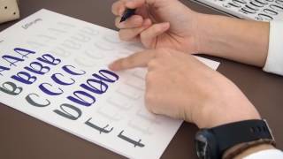 Curso Lettering 2  Mayúsculas con rotulador de pincel