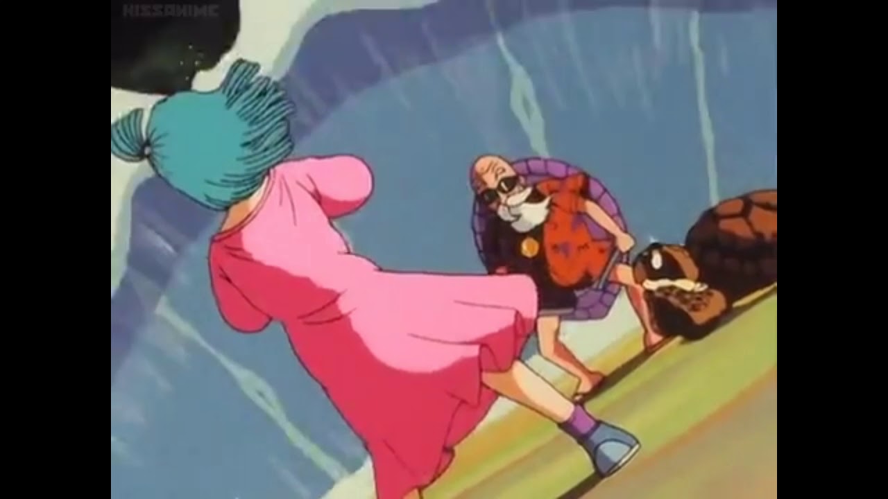 Dragon Ball Bulma Flashes Master Roshi English Dub Youtube