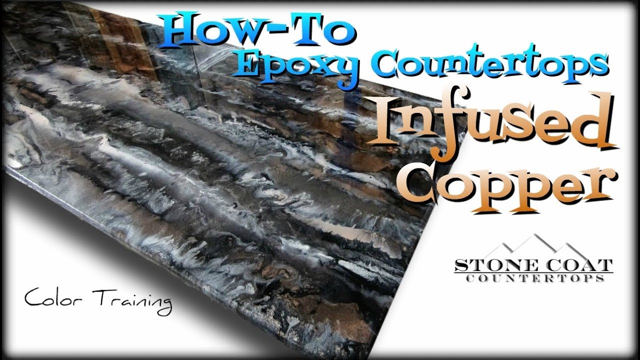 Diy Epoxy Infused Copper Youtube