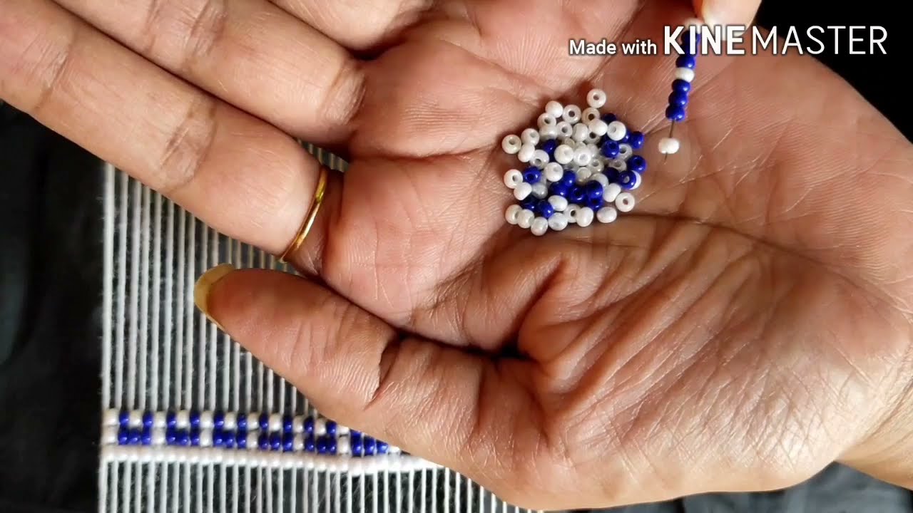 Dal Moti toran new design / how to make pearl garland /khatli work Moti toran