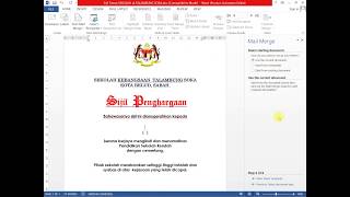Cara Mudah Guna Mail Merge Pada Word dan Kingsoft Office ( WPS ) screenshot 4