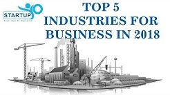 Top 5 Industries for Business in 2018 - StartupYo 