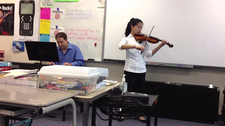 2013-2-9 Amy Performed Gigue at IGSMA Violin Solo ...