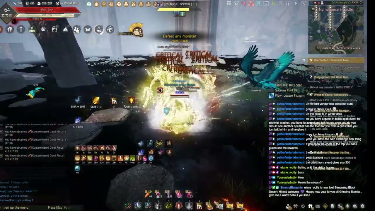 Hi and welcome 3  Happy new year to you all Grinding Edania... give me a warm hello if you like !