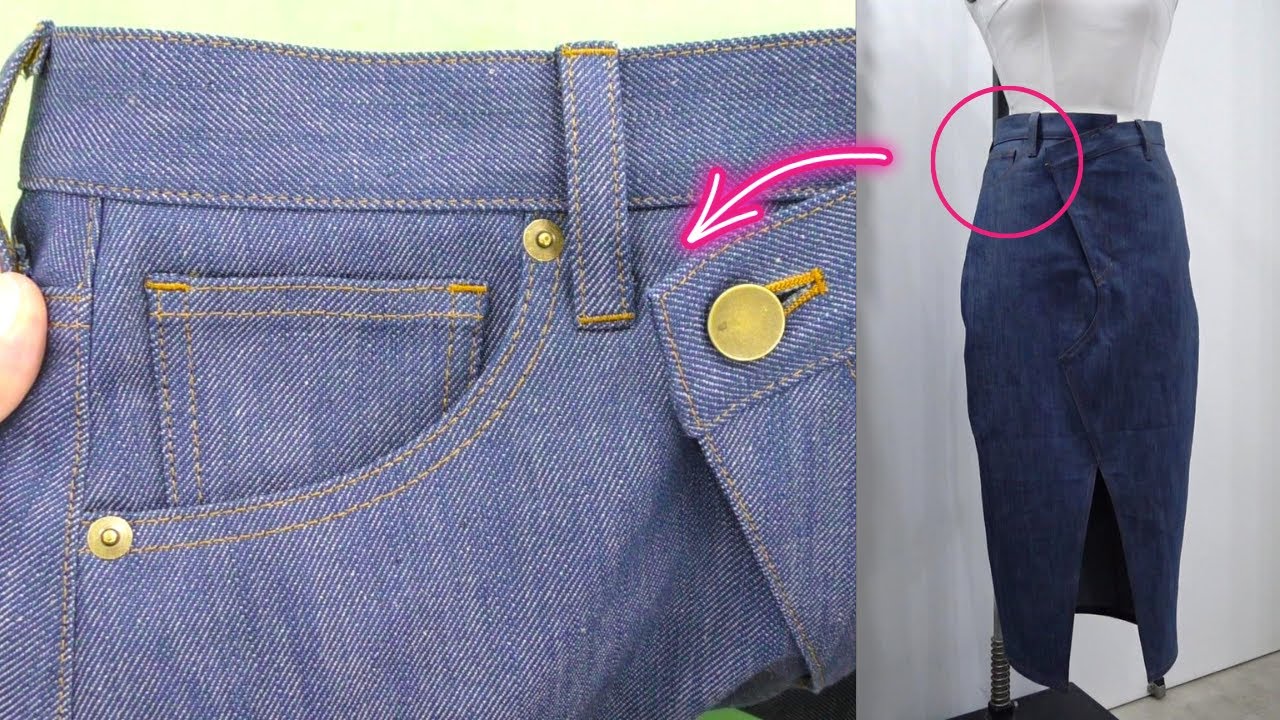 【BAON】ca stitch pocket slit denim long skirt maxresdefault.jpg