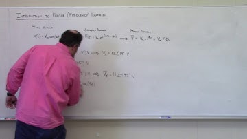 ELEN 223 - Lecture 13 - Phasors, Impedance, and Admittance