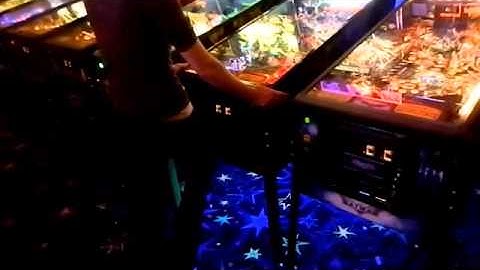 Transformers Pinball under-cab lighting