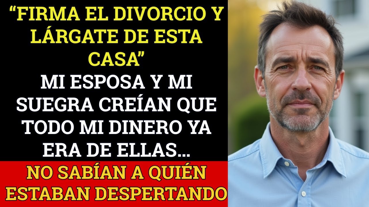 Mi ESPOSA Y Mi SUEGRA Pensaban Que Mi Dinero Era De Ellos Cuando Me Amenazaron Con El Divorcio, Pero