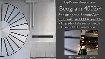 Beogram 4002/4004:  Replacing the Sensor (Detector) Arm Light Bulb with an LED Assembly