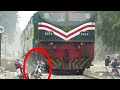 Train hit bike fastest age30 train accident bike faisalabad  live train accident pakistan railway