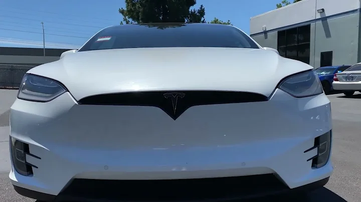 Tesla Model X Chrome Delete Satin Black 3M 2080 Wrap Vinyl