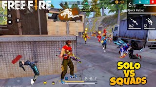 solo vs squad full gameplay br rank push to heroic 🚀 || garena free fire max