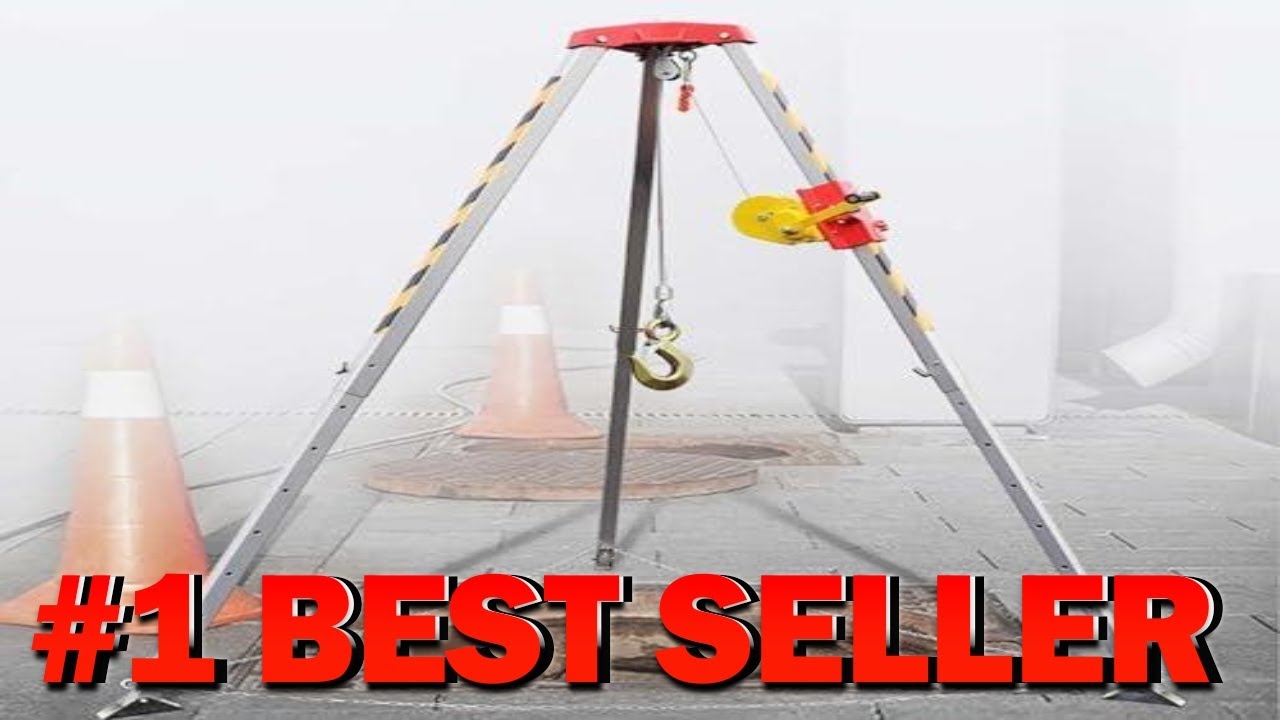 Аварийно-спасательный комплект-тренога с системой защиты от падения с высоты и самоблокирующейся ...