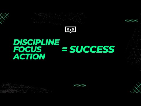 Mastering Discipline, Focus, and Action: The Keys to Achieving Success