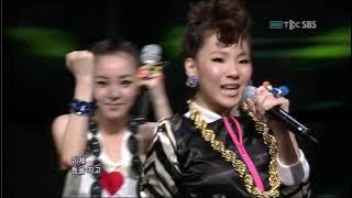 2NE1   Intro   Fire Debut Stage SBS Inkiagyo 2009 05 17