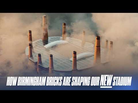 This is CRAZY. How over ONE MILLION bricks are shaping Birmingham City's NEW stadium...