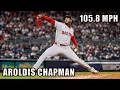 ¡105 8 MPH! AROLDIS CHAPMAN SIGUE SIENDO EL REY DE LA VELOCIDAD EN MLB