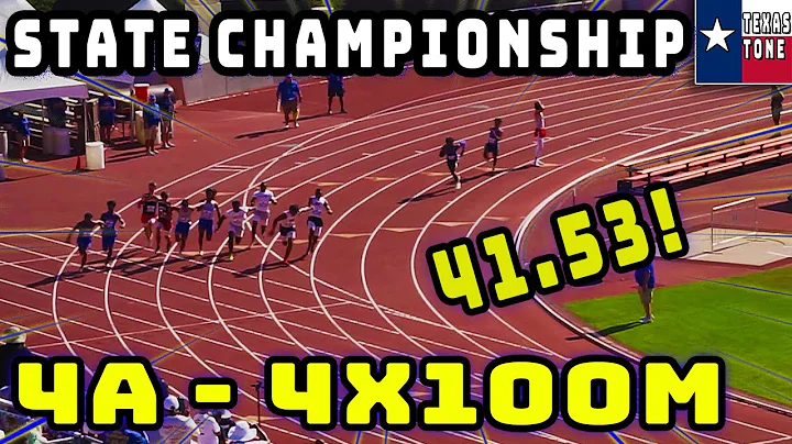4A Boys - 4x100M - State Final [Melissa, Bellville...