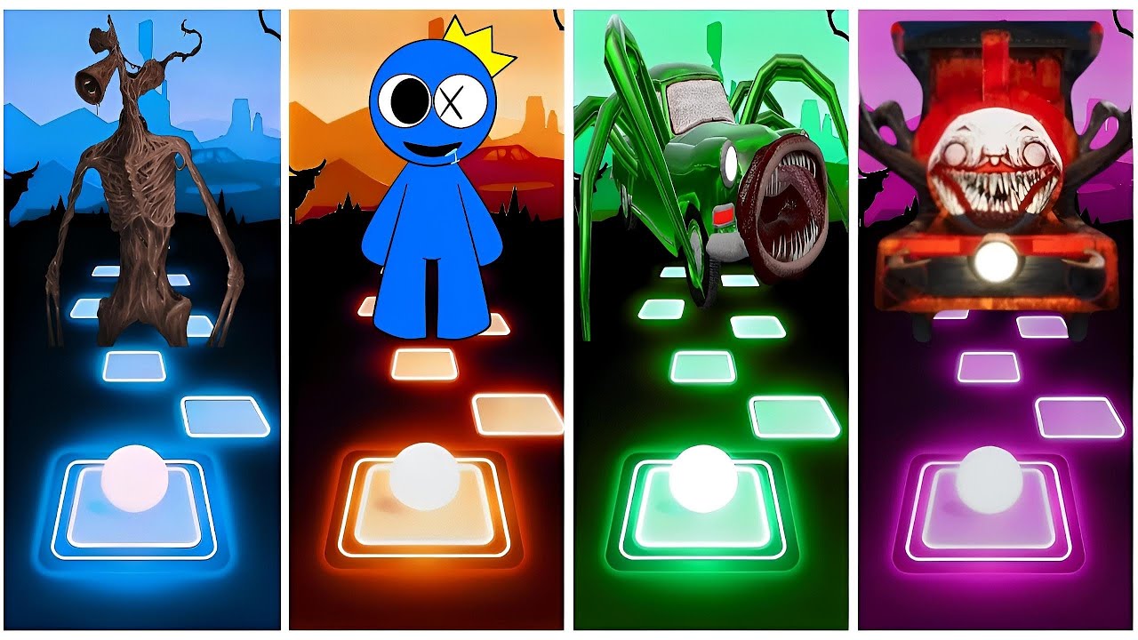 Siren Head 🆚 Rainbow Friends 🆚 Car Eater 🆚 Cho Cho Charles Tileshop Megamix 🎶 Who Will Win?