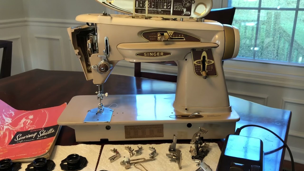 Singer 503A sewing machine April 2021 YouTube