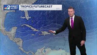 Tropical disturbance heads for Caribbean islands as formation odds drop