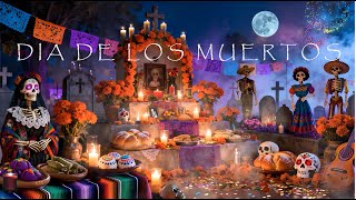 DIA DE LOS MUERTOS-DAY OF THE DEAD CELEBRATION AMBIENCE-SUGAR SKULLS-FIREWORKS-INSTUMENTAL MUSIC