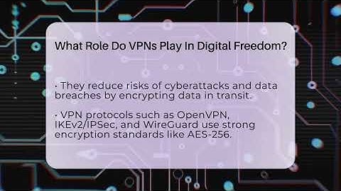 What Role Do VPNs Play In Digital Freedom? - Cloud Stack Studio