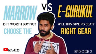 Marrow vs E-gurukul 🔥| A full comparison | Right track to- NEET PG 2022 | Episode 2 | DrJT screenshot 4