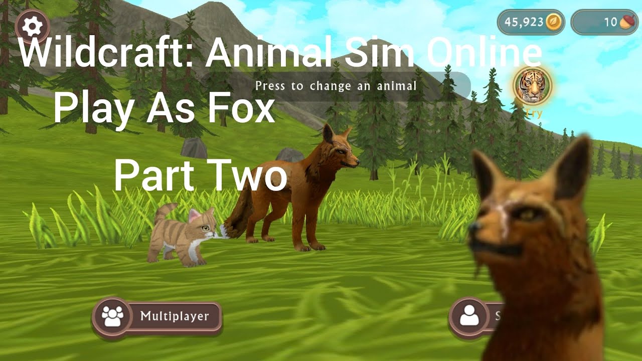 WildCraft Animal Sim Online Play As Fox Part 2 YouTube