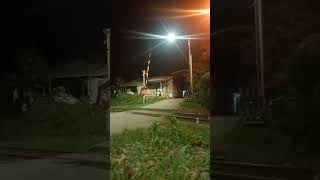 mengurug jalan yang rusak dekat rel kereta #keretaapi