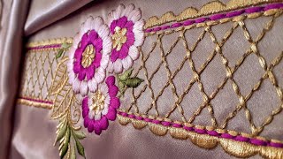 الطرز الرباطي بالمكينة @فن التطريز Embroidery creations