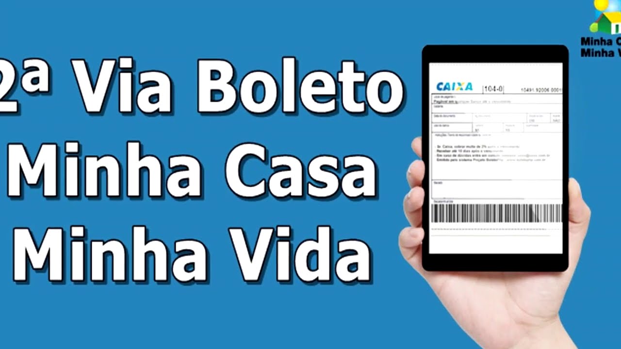 2 Via Boleto Minha Casa Minha Vida 2024 CAIXA Habitação: Emissão - YouTube