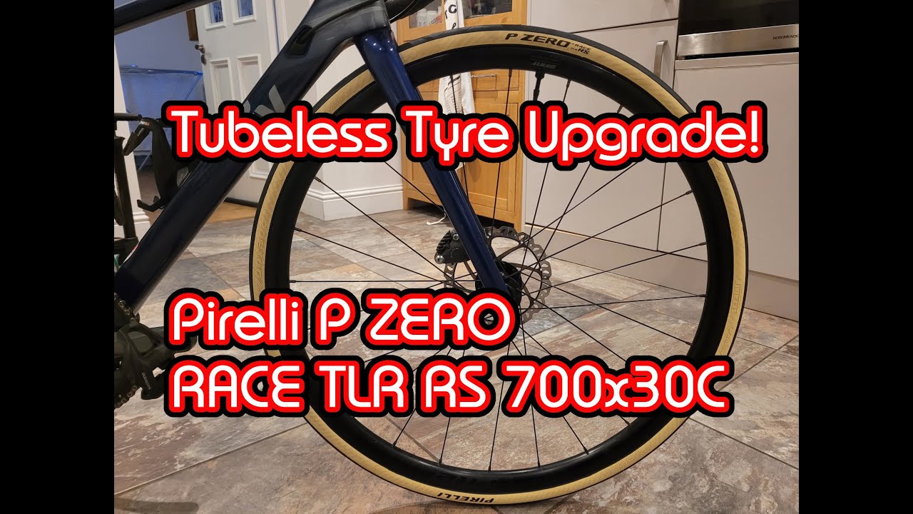 Pirell P ZERO RACE TLR RS 700x30C Tyre Install - YouTube