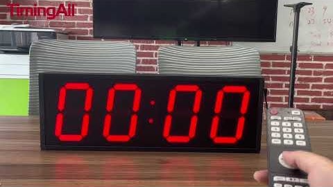 Time Titan: New Extra Large 4 Digit 6 Inch LED Digital Clock