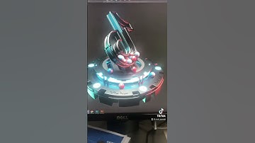 TikTok 3d logo concept #love #3dsmax #softimage #wallpaper