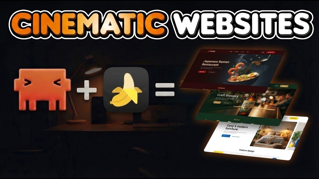 This AI Agent Builds $15K Cinematic Websites on Autopilot (Claude Code + Nanobanana 2)