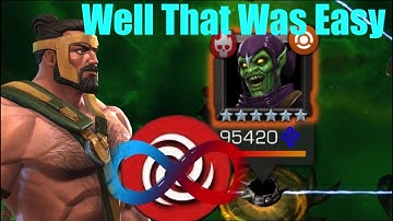 Hercules Easily Stun Locks 7.1.2 Green Goblin Boss | MCoC