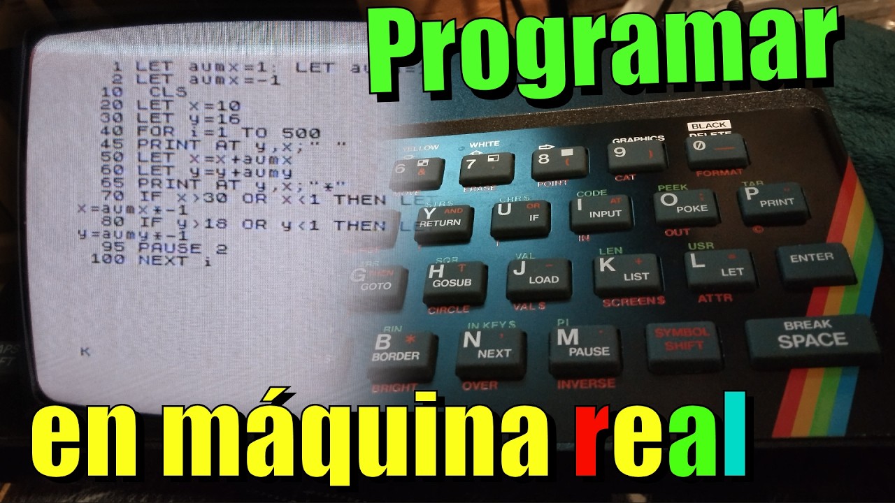 Spectrumscopio • RUN 03 Programar en el Spectrum Gomas videojuego