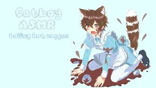 Catboy Delivers Your Boiling Coffee and BURNS HIMSELF ASMR