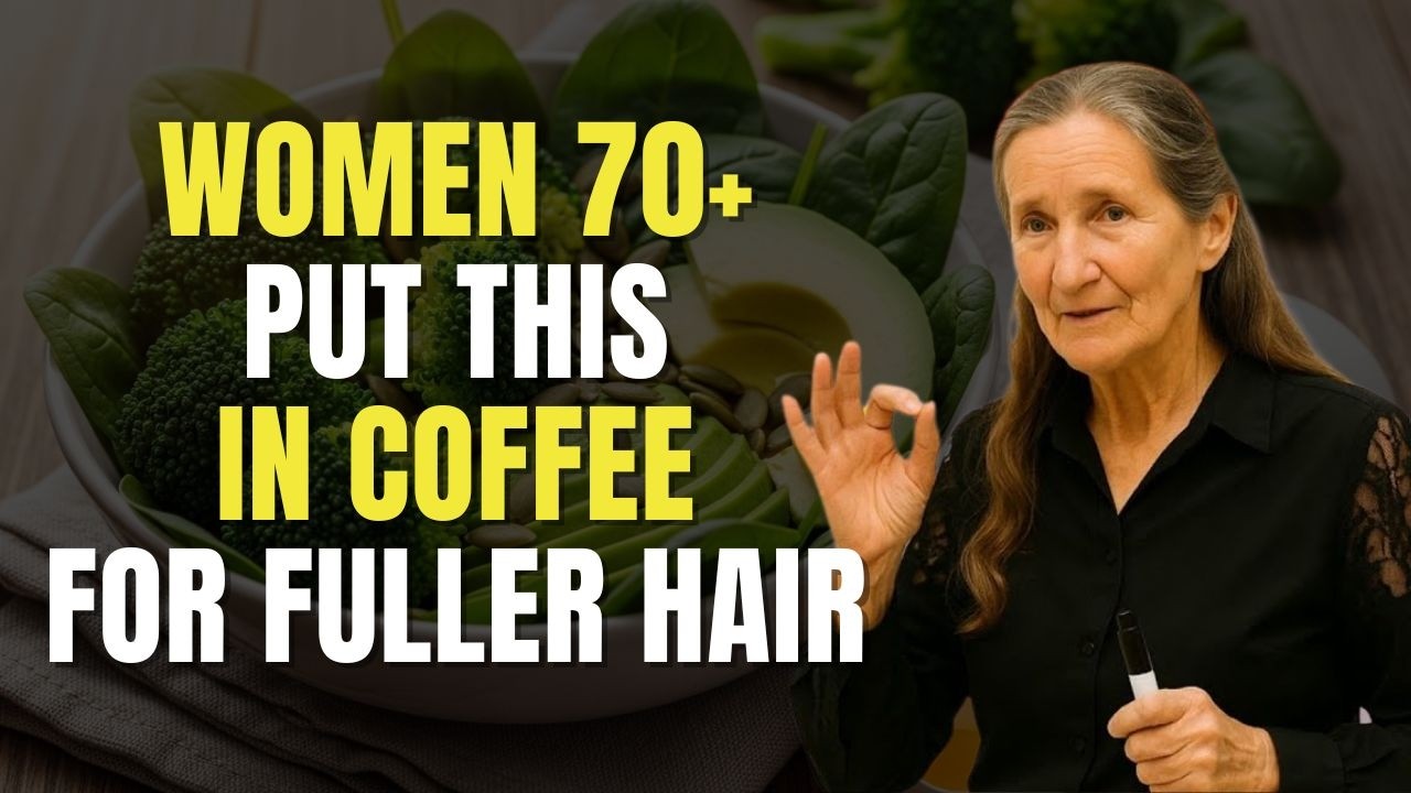 Over 60? Add THIS To Coffee To Stop HAIR Loss Fast | Senior Health